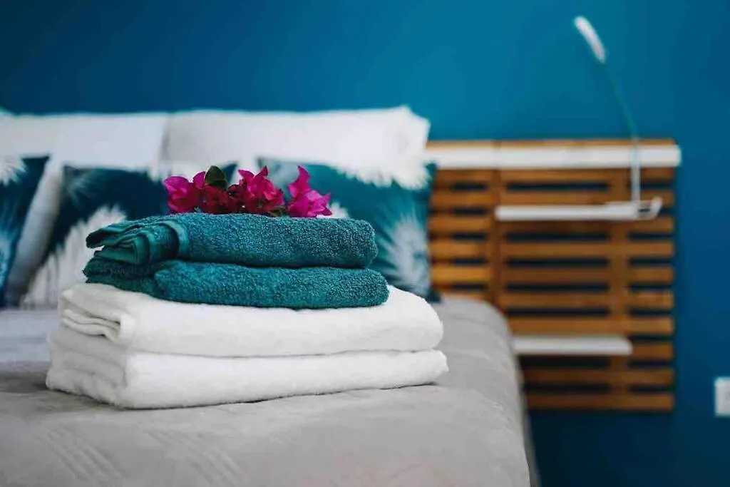 شقة Les Alizes Bleus - Cosy Appartement Avec Piscine لو ديامانت